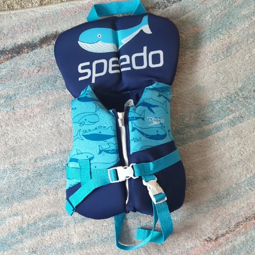 Infant Under 30 Lbs Speedo Kids Lifejacket Infant Blue Whale Summer Beach